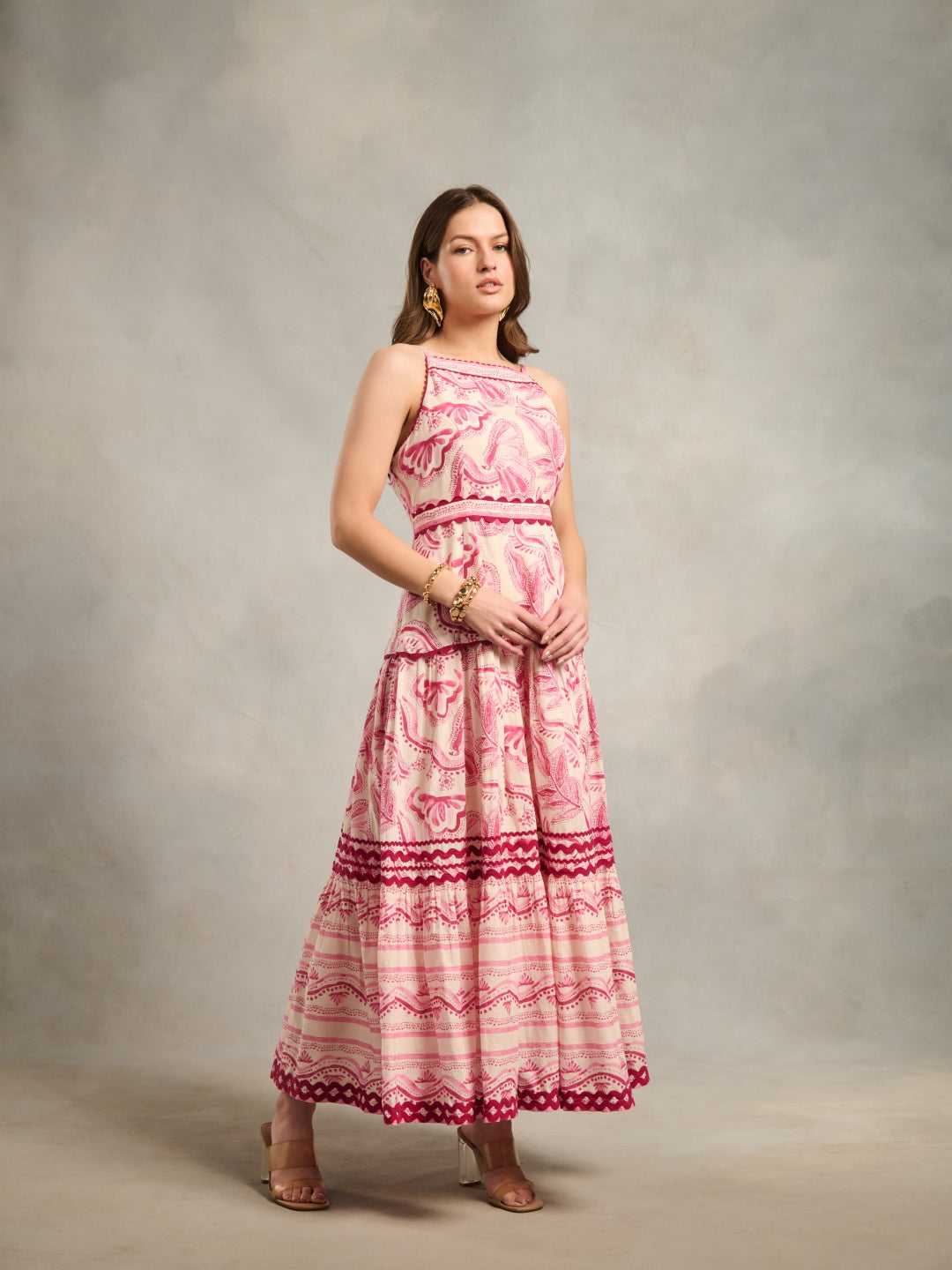 Tushita Mehta in Carol Printed Maxi | Style Island at Broadway