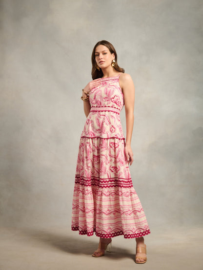 Tushita Mehta in Carol Printed Maxi | Style Island at Broadway