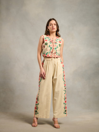 Margot Embroidered Pants | Style Island at Broadway