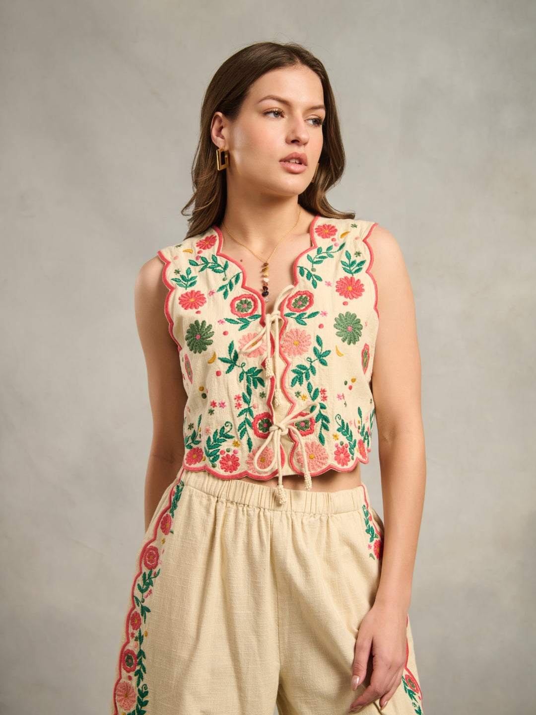 Margot Embroidered Top | Style Island at Broadway