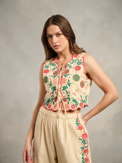 Margot Embroidered Top | Style Island at Broadway