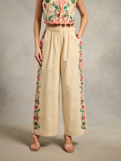Margot Embroidered Pants | Style Island at Broadway