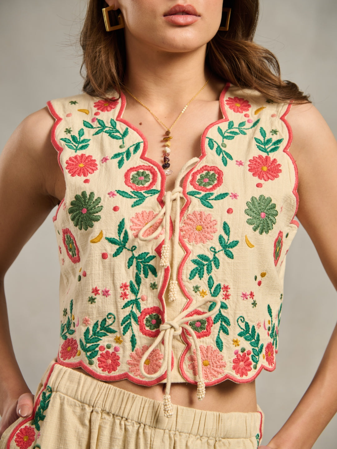 Margot Embroidered Top | Style Island at Broadway