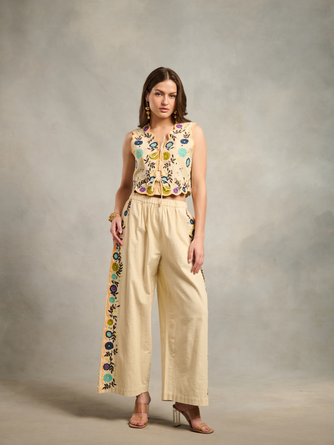 Margot Embroidered Pants | Style Island at Broadway