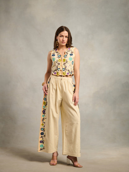 Margot Embroidered Pants | Style Island at Broadway
