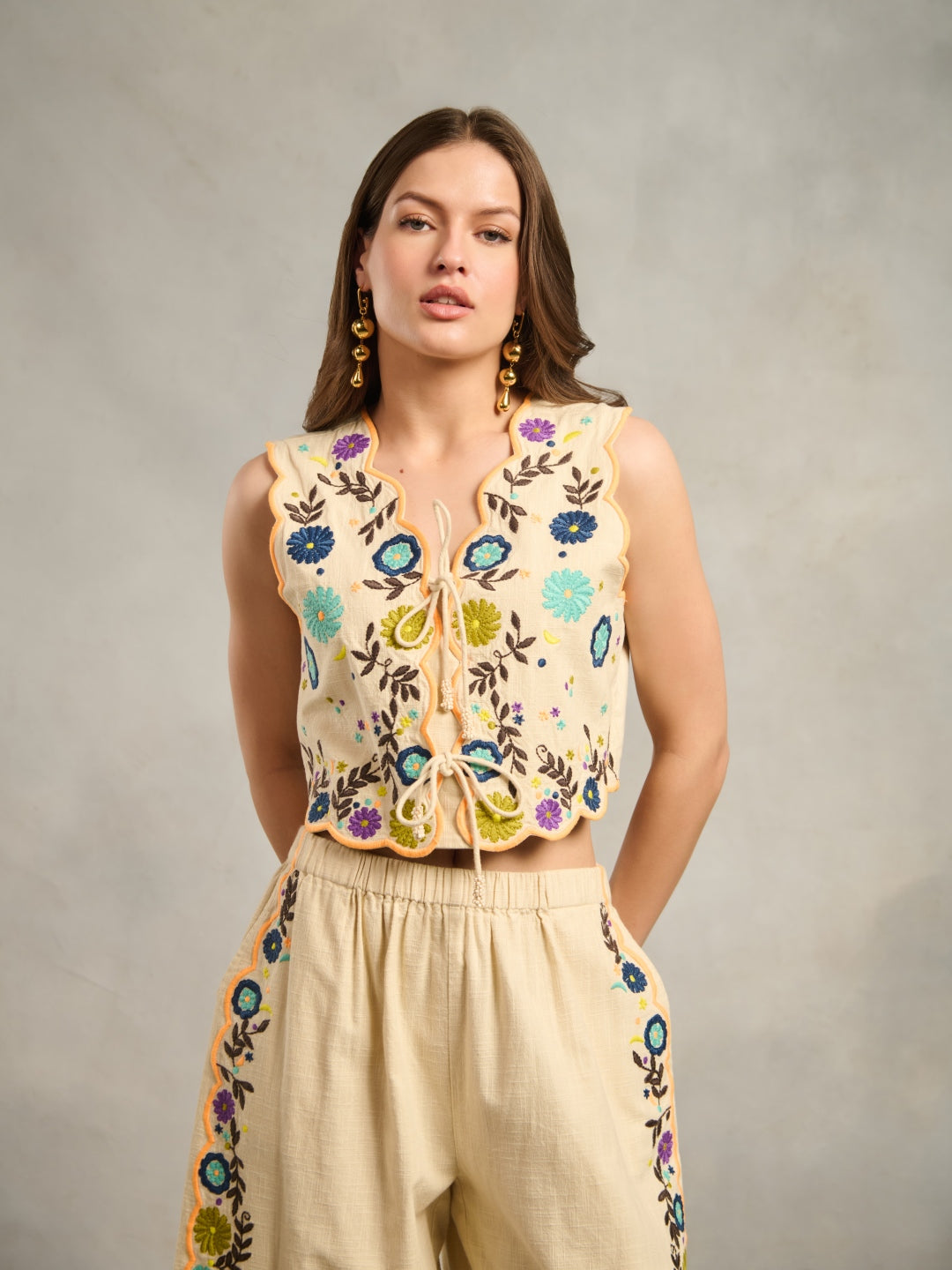 Margot Embroidered Top | Style Island at Broadway