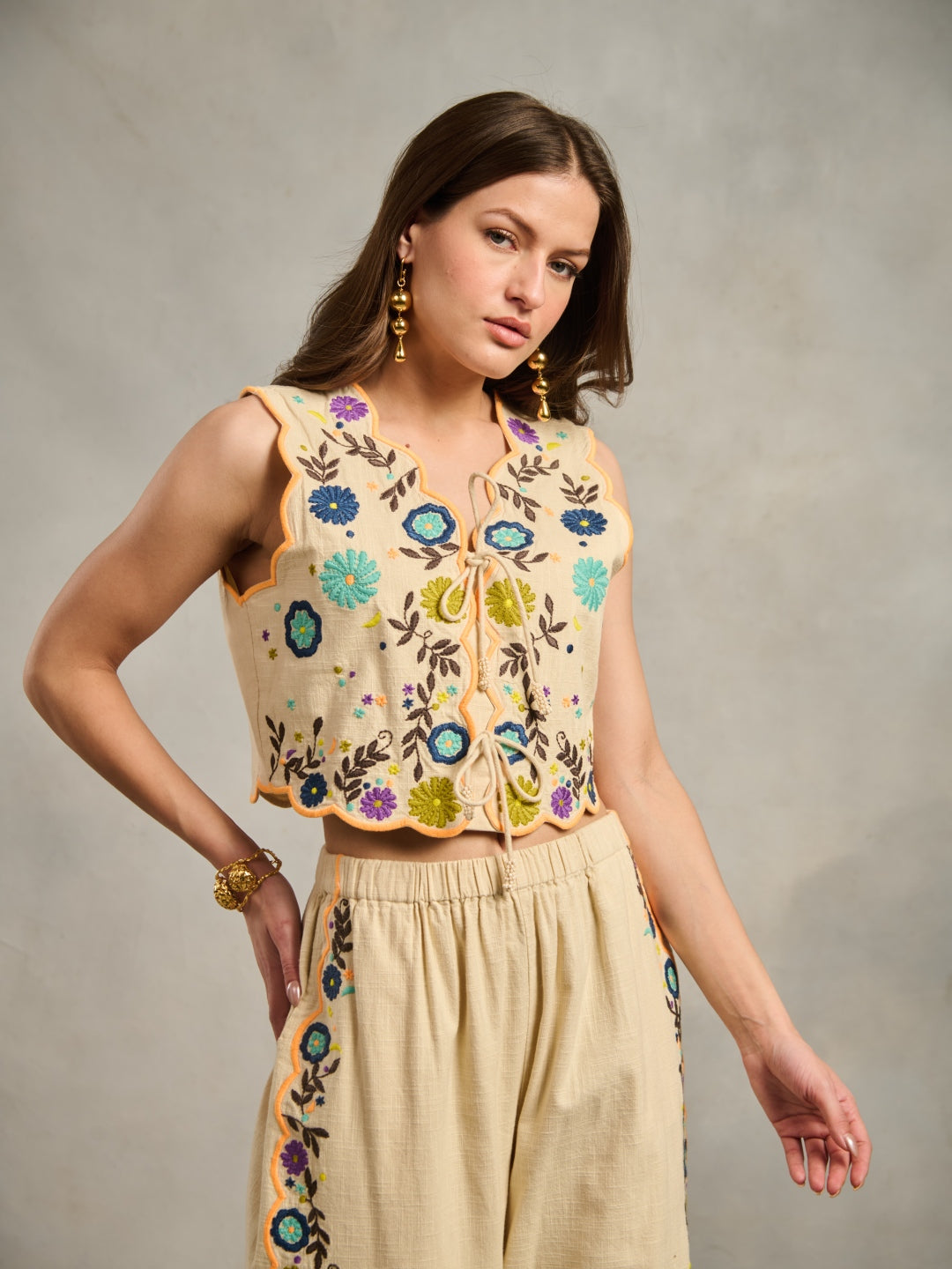 Margot Embroidered Top | Style Island at Broadway