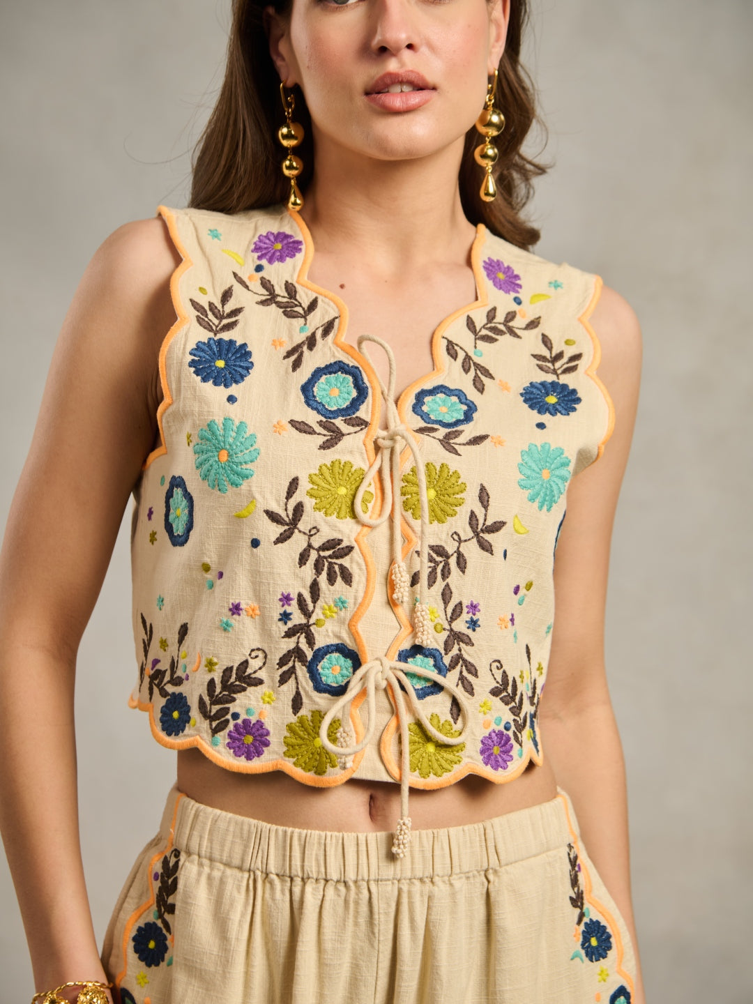 Margot Embroidered Top | Style Island at Broadway