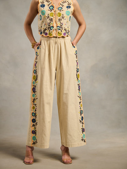 Margot Embroidered Pants | Style Island at Broadway