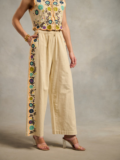 Margot Embroidered Pants | Style Island at Broadway