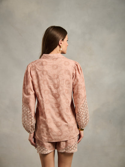 Lisa Schiffli Blouse | Style Island at Broadway