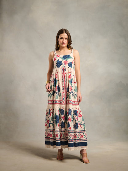 Tushita Mehta in Kaitlyn Printed Maxi | Style Island at Broadway
