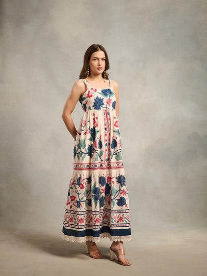 Tushita Mehta in Kaitlyn Printed Maxi | Style Island at Broadway