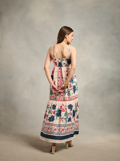 Tushita Mehta in Kaitlyn Printed Maxi | Style Island at Broadway