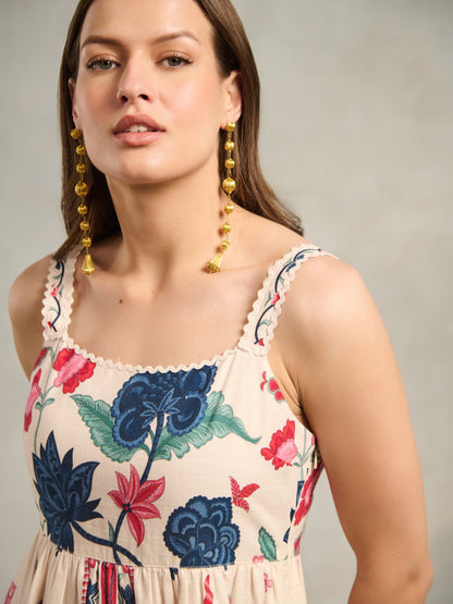 Tushita Mehta in Kaitlyn Printed Maxi | Style Island at Broadway