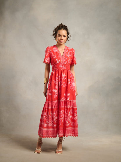 Sofia Red Maxi | Style Island at Broadway