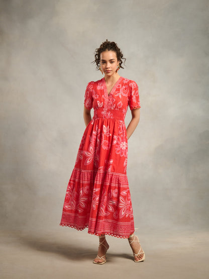 Sofia Red Maxi | Style Island at Broadway