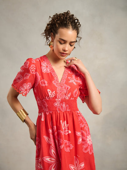Sofia Red Maxi | Style Island at Broadway