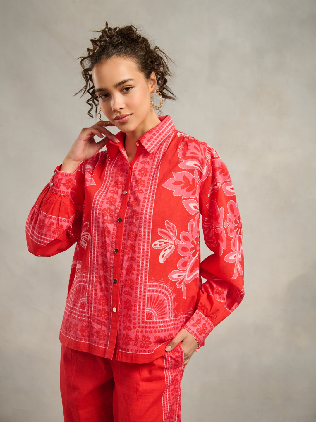 Sofia Printed Blouse | Style Island at Broadway