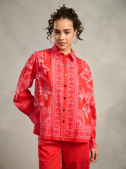 Sofia Printed Blouse | Style Island at Broadway