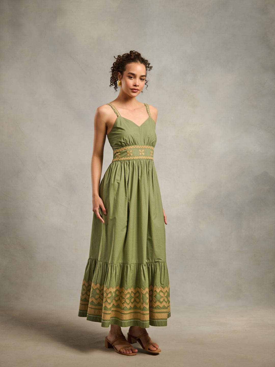 Tushita Mehta in Sara Applique Maxi | Style Island at Broadway
