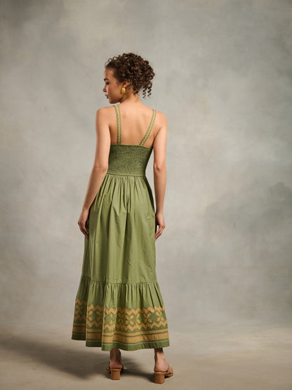 Tushita Mehta in Sara Applique Maxi | Style Island at Broadway