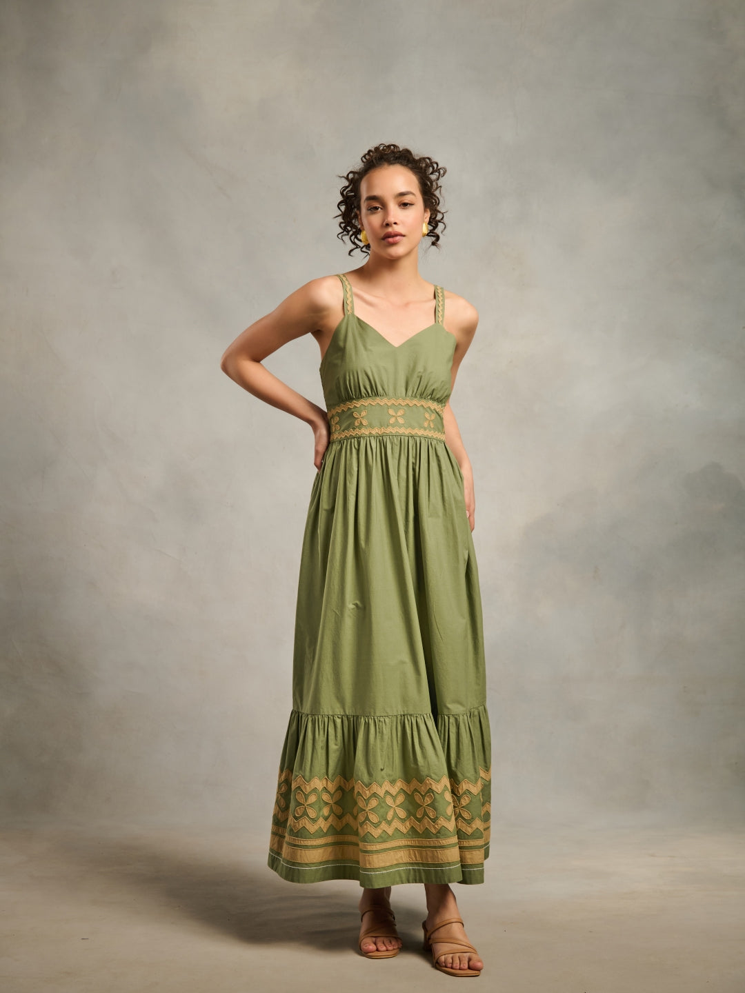 Tushita Mehta in Sara Applique Maxi | Style Island at Broadway