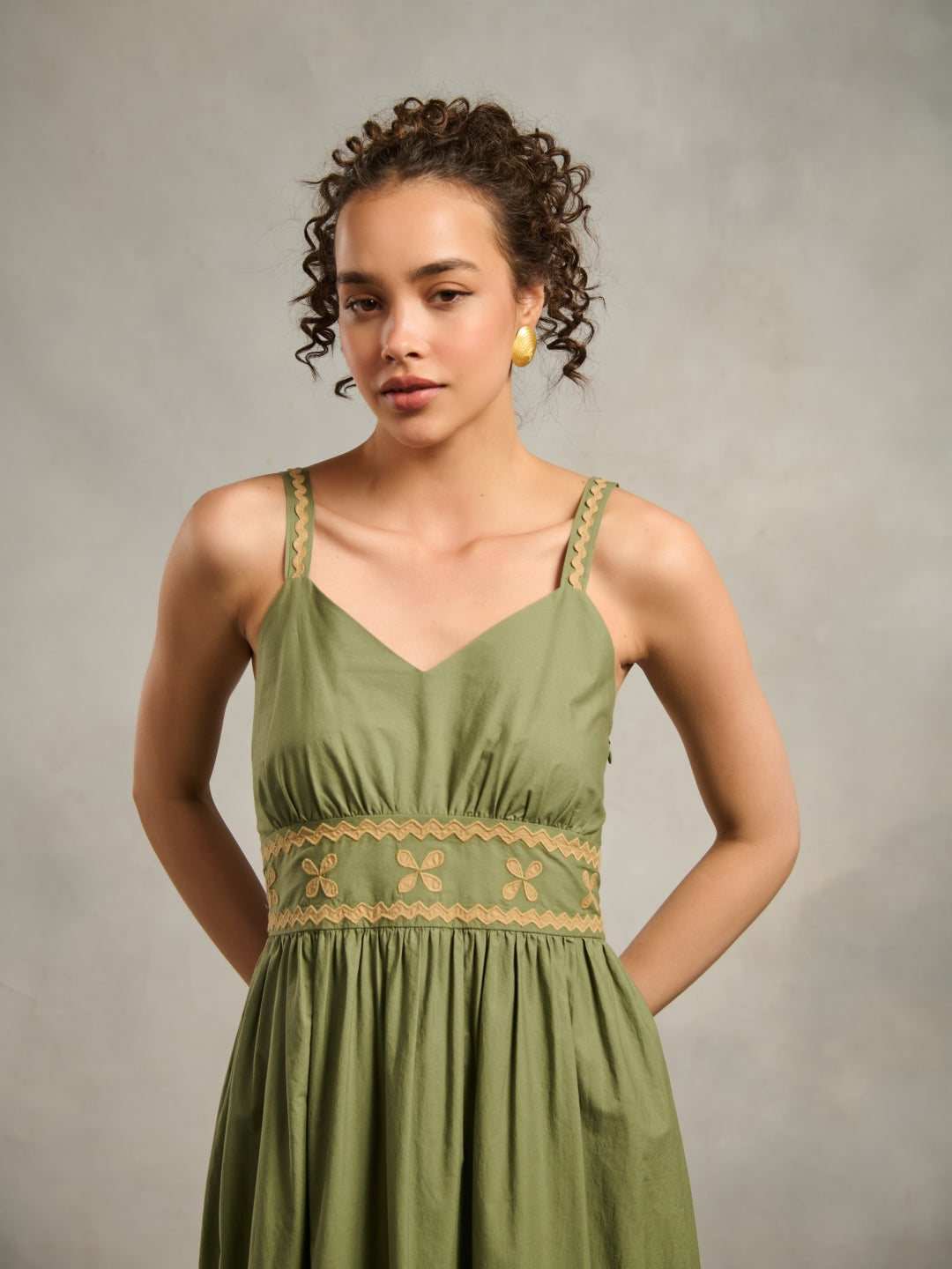 Tushita Mehta in Sara Applique Maxi | Style Island at Broadway