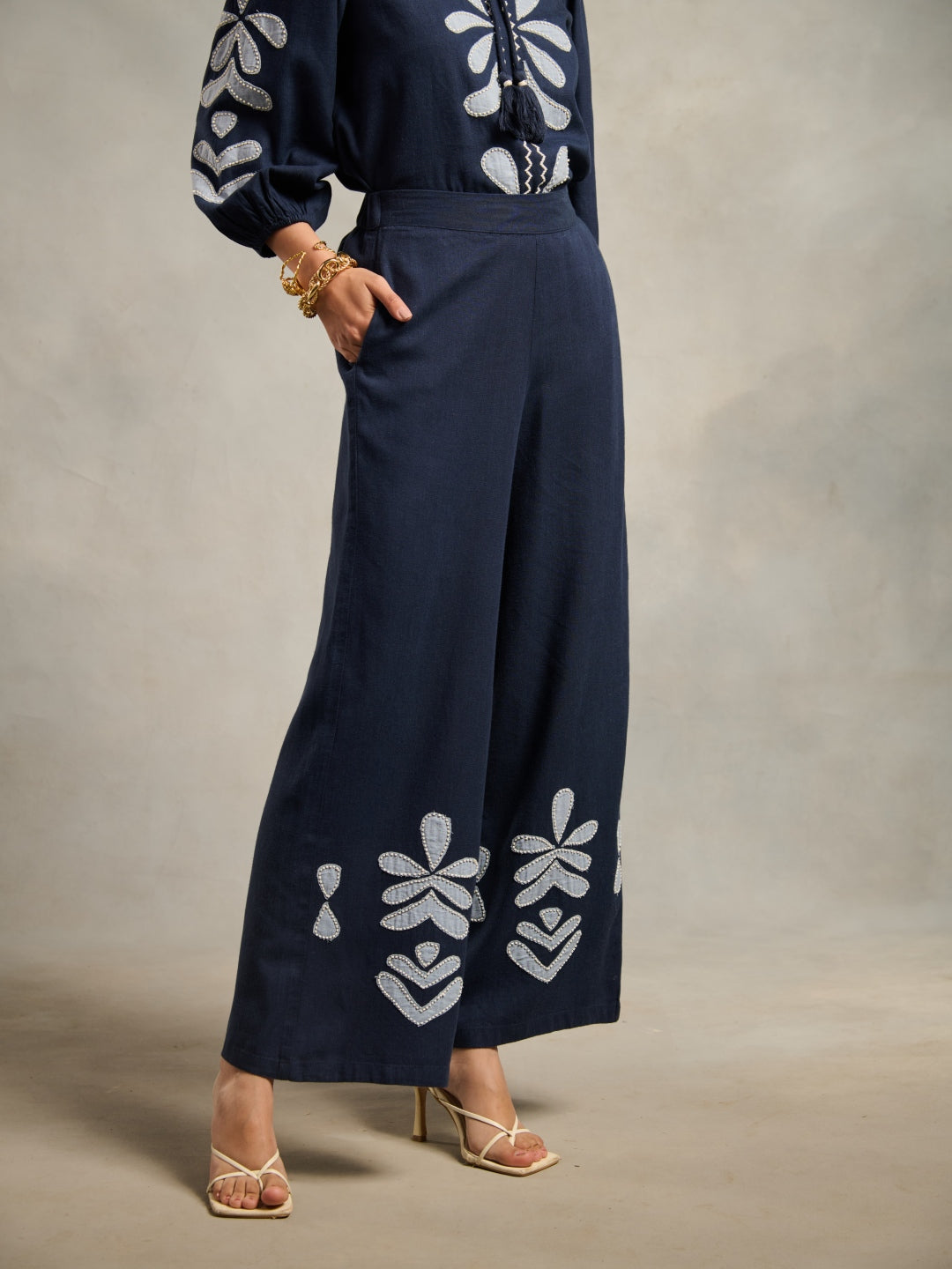 Margot AppliquÃ© Pants | Style Island at Broadway