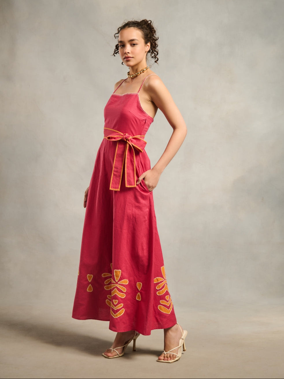 Clara Linen Blend Maxi | Style Island at Broadway
