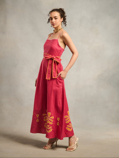 Clara Linen Blend Maxi | Style Island at Broadway
