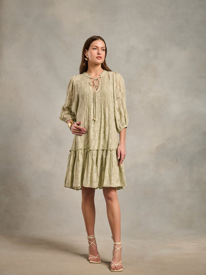 Nia Jacquard Dress | Style Island at Broadway