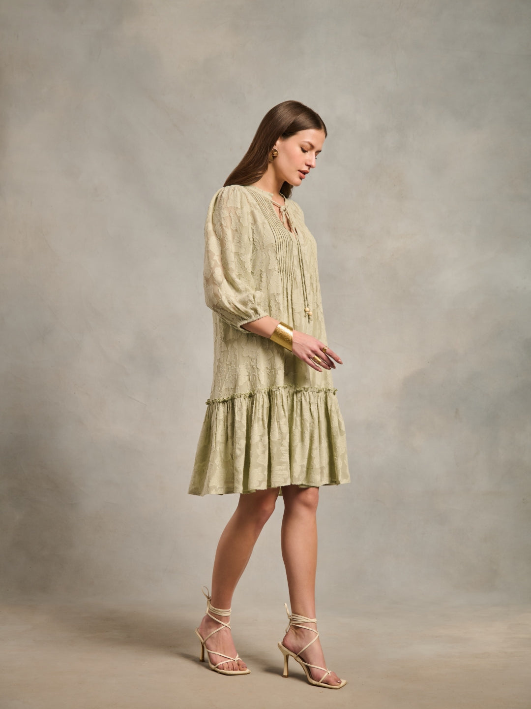 Nia Jacquard Dress | Style Island at Broadway