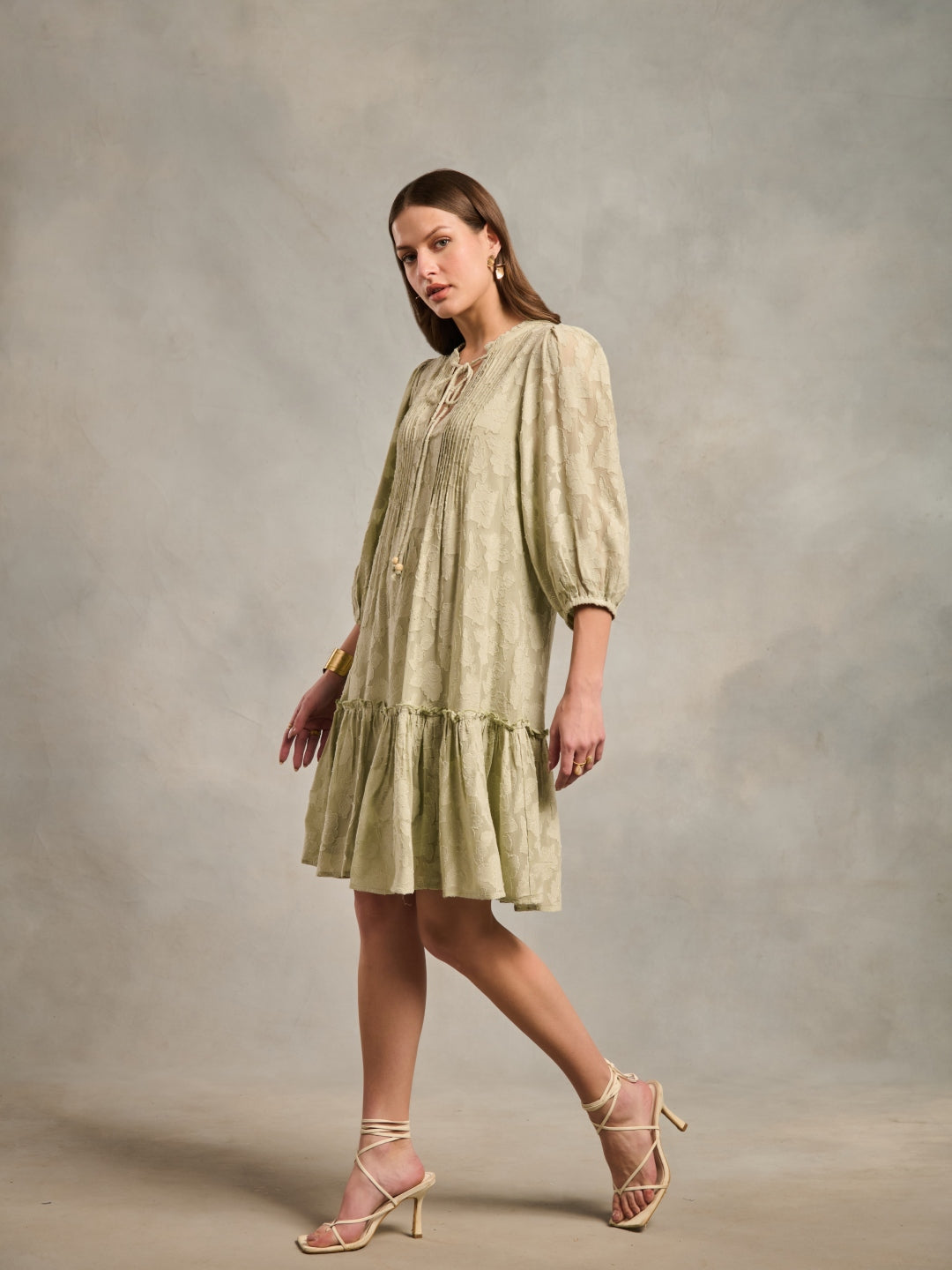 Nia Jacquard Dress | Style Island at Broadway