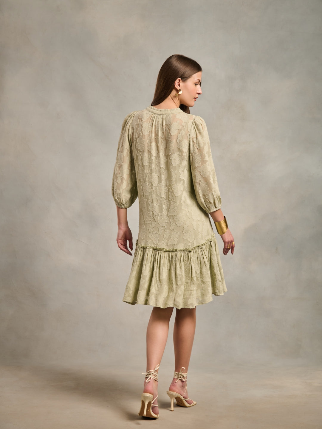 Nia Jacquard Dress | Style Island at Broadway
