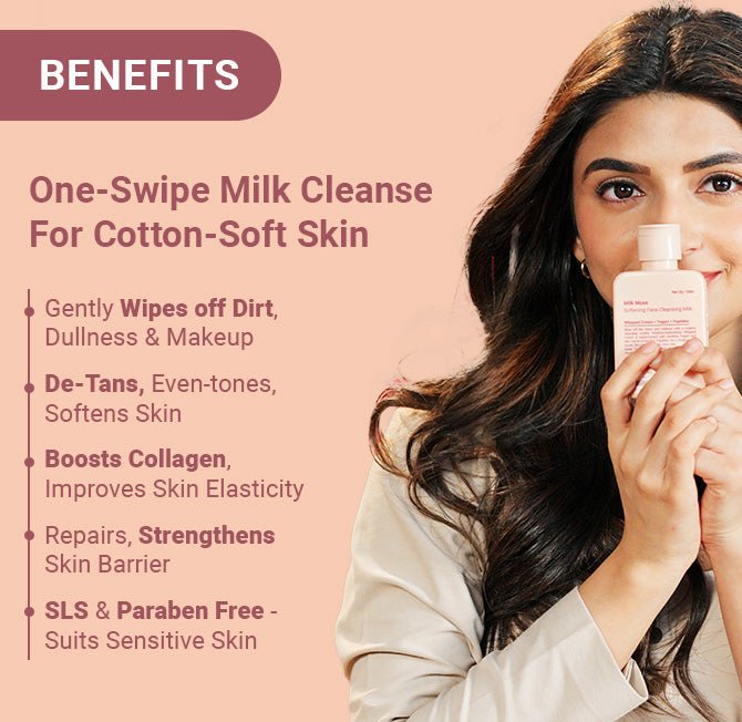 Milk Muse Hydrating Peptide Face Cleansing Milk - Neude Skin