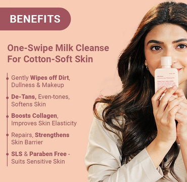 Milk Muse Hydrating Peptide Face Cleansing Milk - Neude Skin