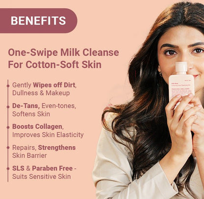 Milk Muse Hydrating Peptide Face Cleansing Milk - Neude Skin