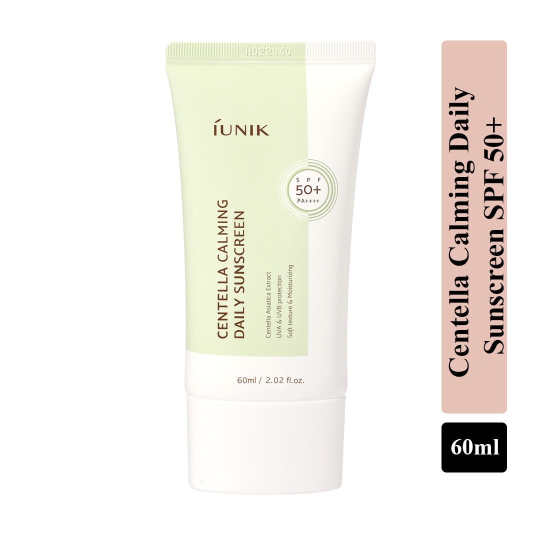 Iunik Centella Calming Daily Sunscreen SPF50+ PA++++ 60ml | Iunik at Broadway