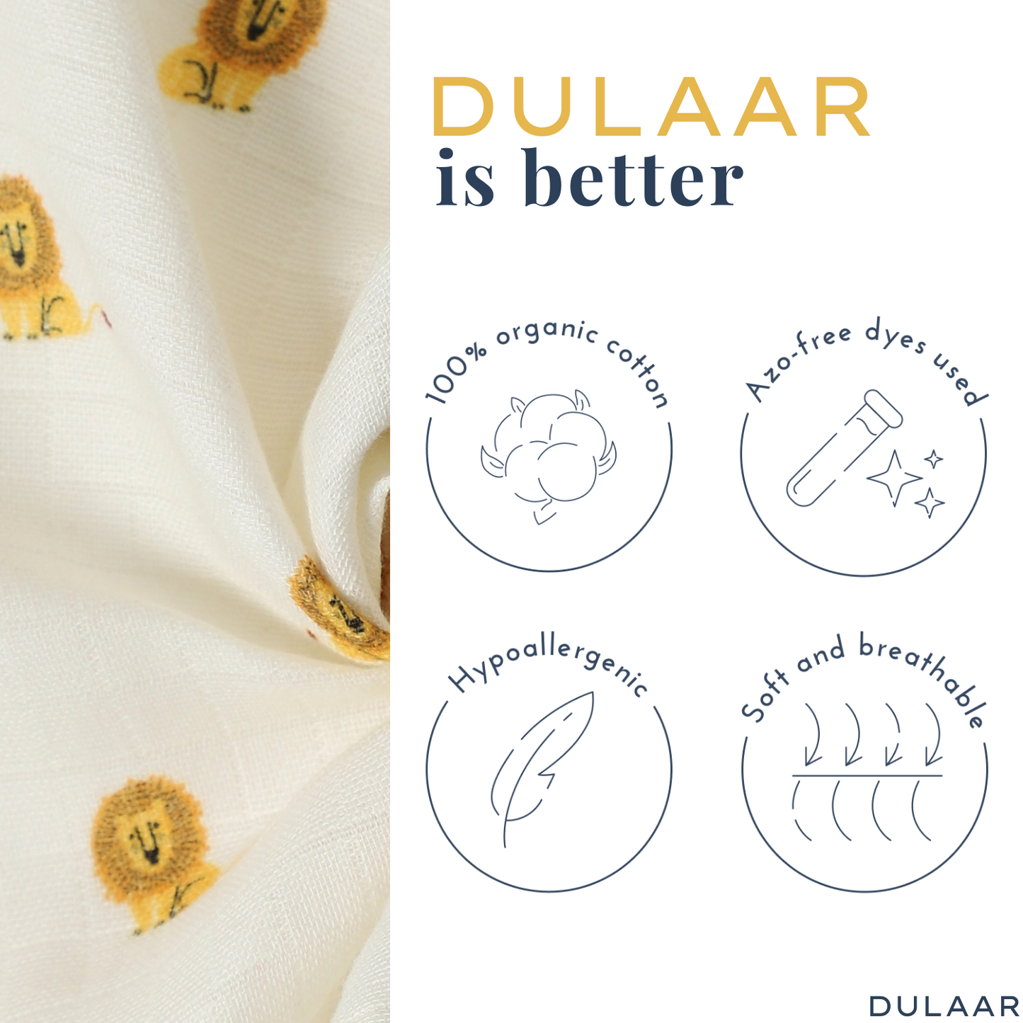 Organic Muslin Angrakha & Shorts Set