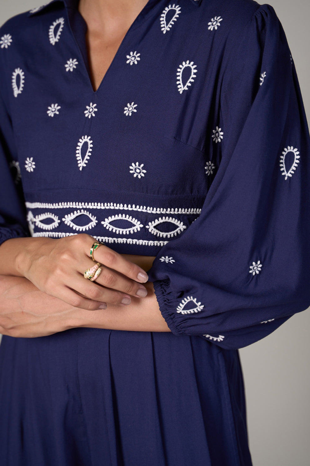 Rhea Blue Top | Style Island at Broadway