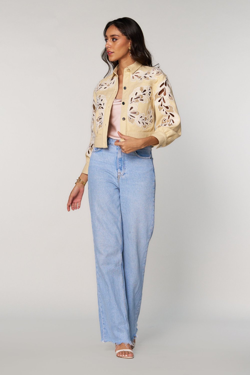 Cheryl Embroidered Jacket | Style Island at Broadway
