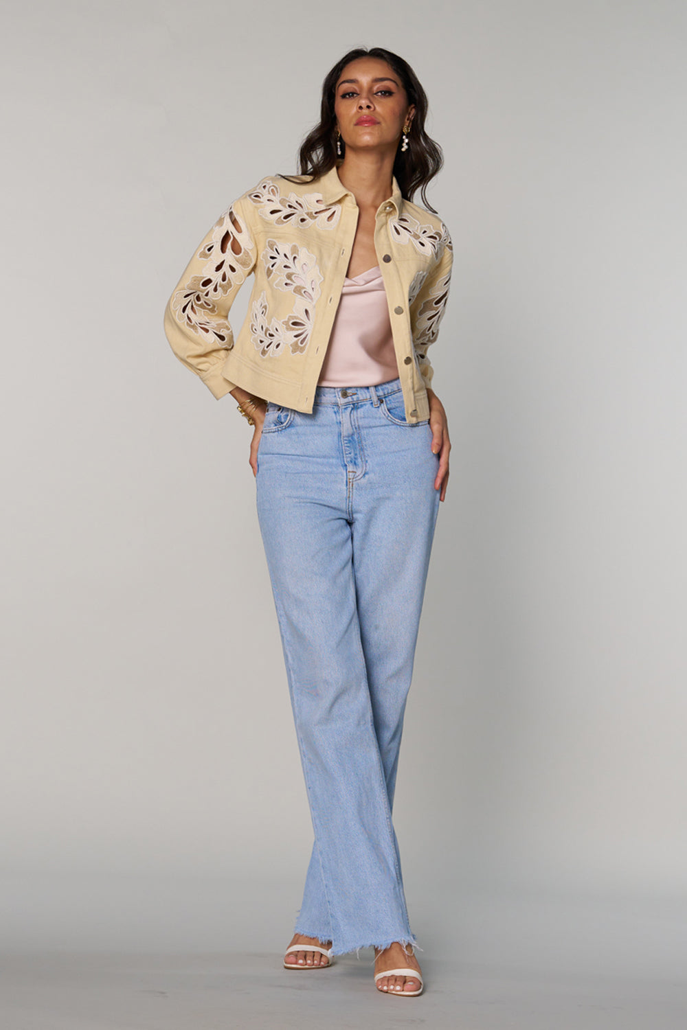 Cheryl Embroidered Jacket | Style Island at Broadway