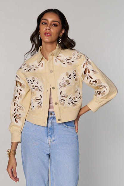 Cheryl Embroidered Jacket | Style Island at Broadway