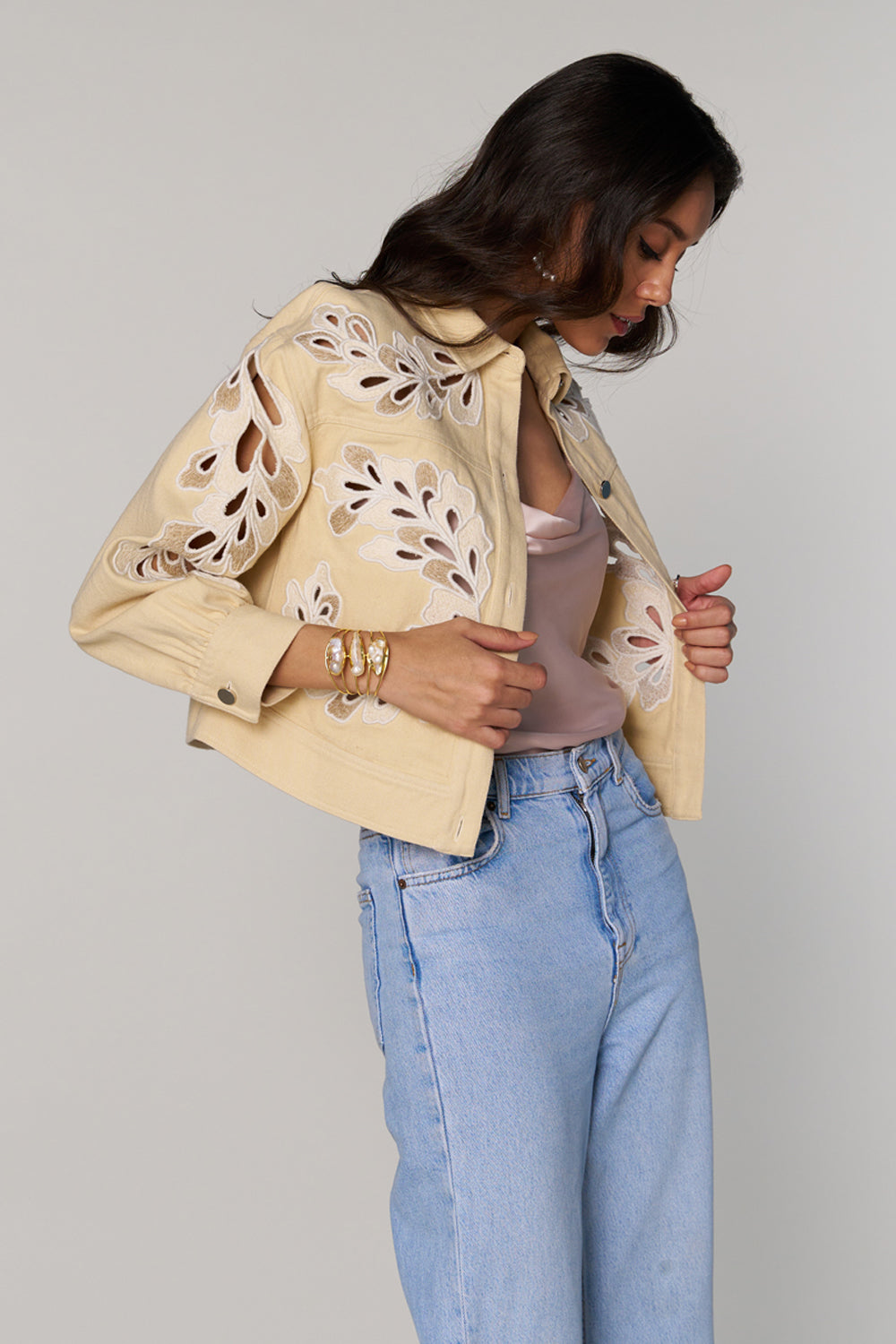 Cheryl Embroidered Jacket | Style Island at Broadway