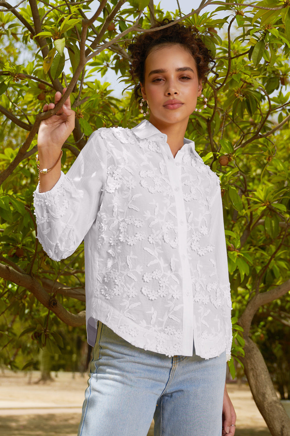 3D Blossom shirt | Style Island at Broadway