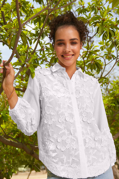 3D Blossom shirt | Style Island at Broadway