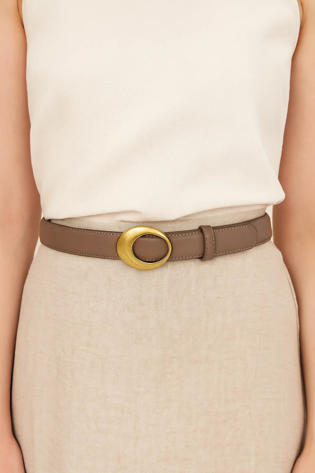SSN Macau Women Grey Belt | SSN Belts at Broadway