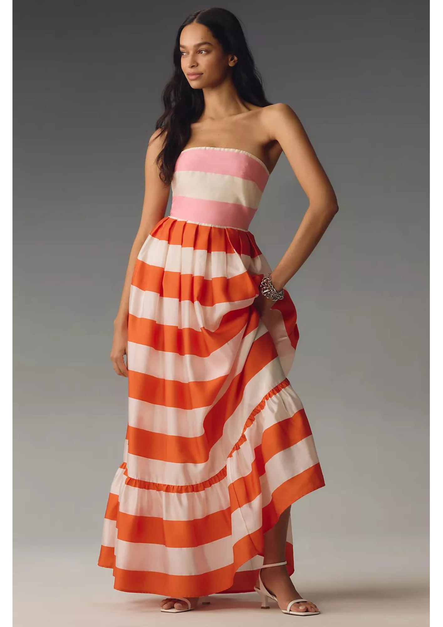 STRIPED MAXI DRESS | De Novoo at Broadway