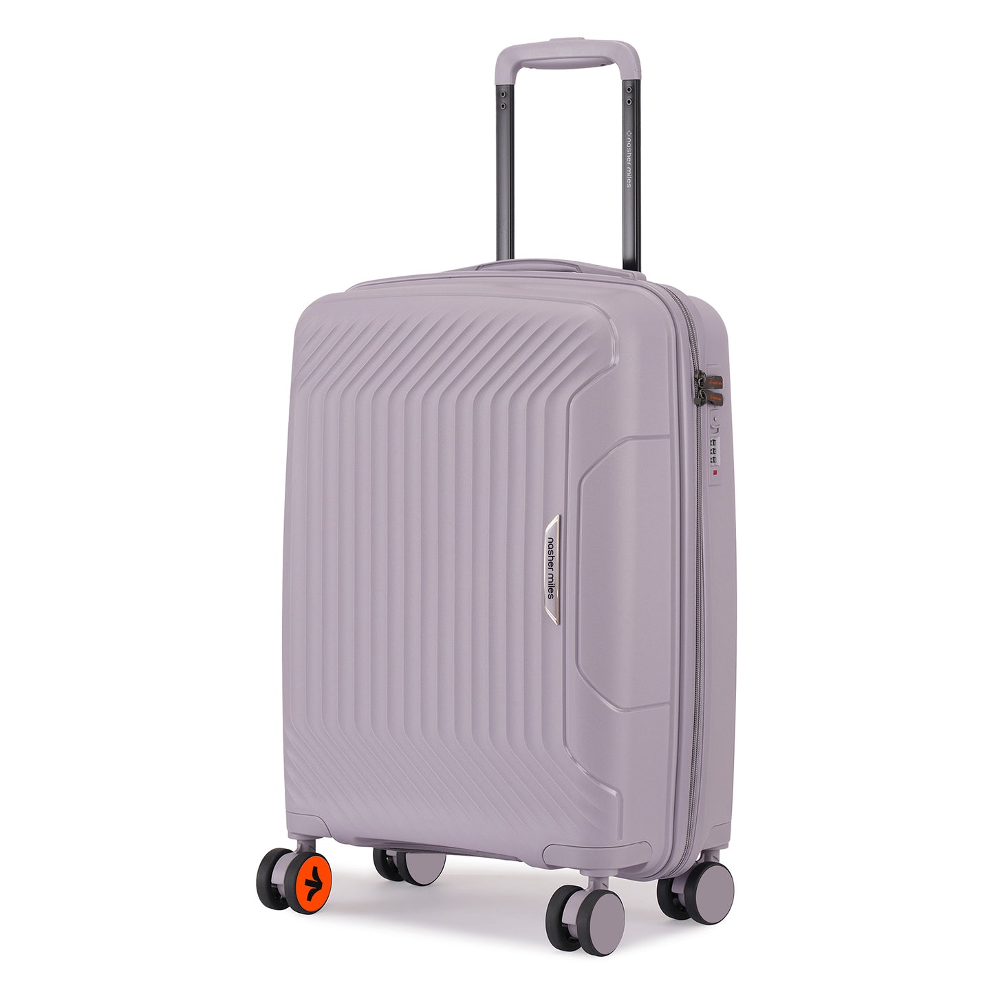Nasher Miles Coorg Hard-Sided Polypropylene Cabin Luggage Grey 20 inch |55 Trolley Bag